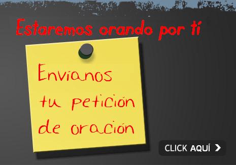 Deja tu petición de Oración